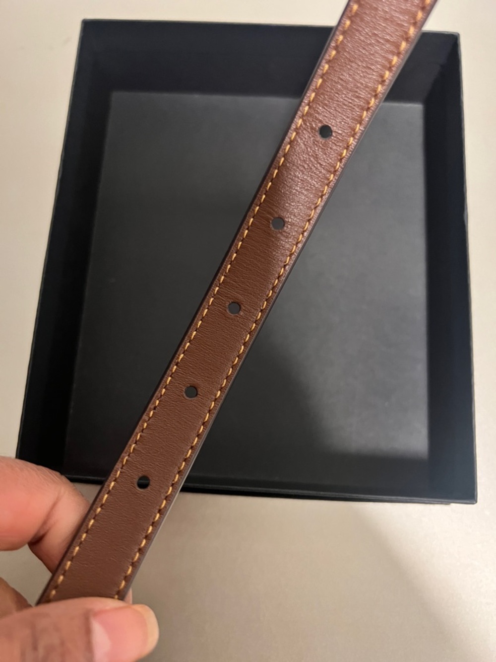 NWOT COACH Calf Leather Classic Buckle Cut To Size Reversible Belt 18mm - Picture 8 of 11
